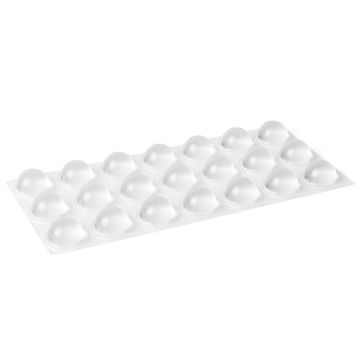 Anslagsdup Ø19x9,5 Halvrund 21-pak