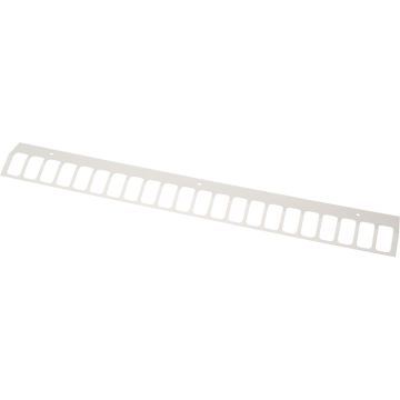 Udluftningsrist 560 x 68 Hvid