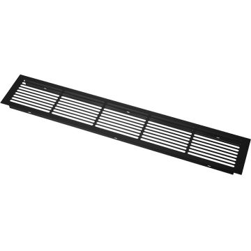 Udluftningsrist 500 x 86 mm Sort Nero