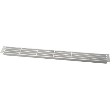 Udluftningsrist 570 x 62 mm Sølv