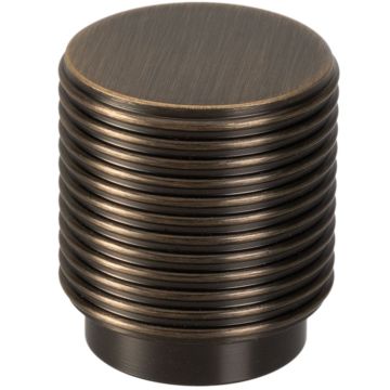 Møbelknop 'Big Wire' Bronze Ribbet