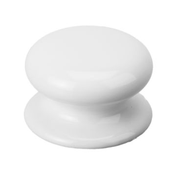 Porcelænsknop "Iglo" Hvid