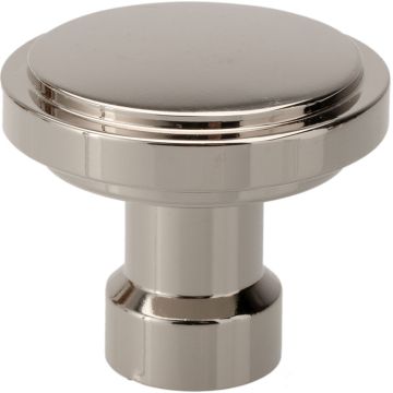 Møbelknop 'Juvel' Blank Nikkel