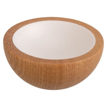 Møbelknop 'Semi' Eg / Hvid