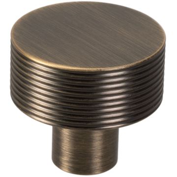 Møbelknop 'Small Wire Slim' Bronze Ribbet