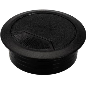 Kabelgennemføring Ø 60 mm Sort