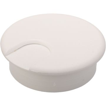 Kabelgennemføring Ø 60 mm Hvid