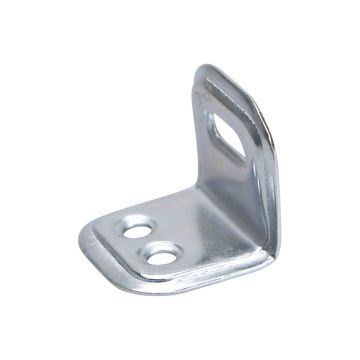 Møbelvinkel 27x30x27 mm – Elforzinket Stål