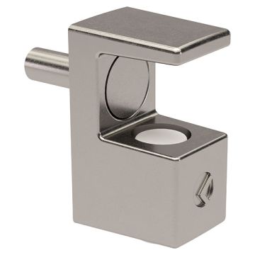 Glashyldebærer 'Grace' for 5-6 mm Glas,  Nikkel,  Ø3 mm tap