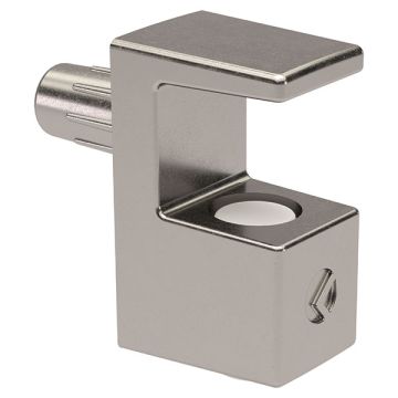 Glashyldebærer 'Grace' for 5-6 mm Glas,  Nikkel,  Ø5 mm tap