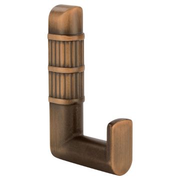 Knage 'Bamboo' Sort / Messing Børstet