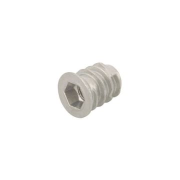 Iskruningsbøsning med krave M6x10x10 S6 Insex