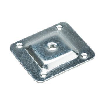 Monteringsplade M8 58x66 mm elgalv. 4 huller Ø4  
