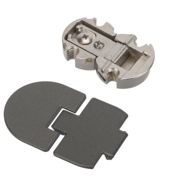 Klaphængsel 'Pacta' Sort metal Mat