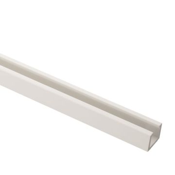 Styreskinne - SALICE til profil eller foldedørssystem F1GFA11180 Hvid