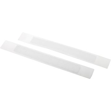 Selvklæbende velcrobånd 80 x 10 x 3,5 mm Hvid