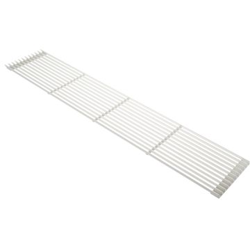 Ventilationsrist 596 x 117 mm Hvid