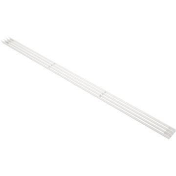 Ventilationsrist 596 x 37,3 mm Hvid